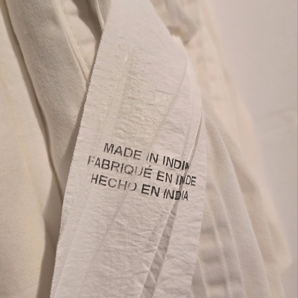 POTTERY BARN Queen Grand Organic Percale Sheets, Ivory - 2 Std Cases/Fitted/Flat - Picture 8 of 8